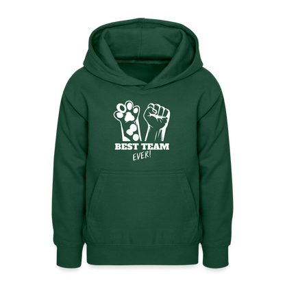 Teenager Hoodie - Flaschengrün
