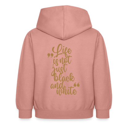 LiNBW. Crew Hoodie Life is not just black and white Edition Brown - LiNBW.
