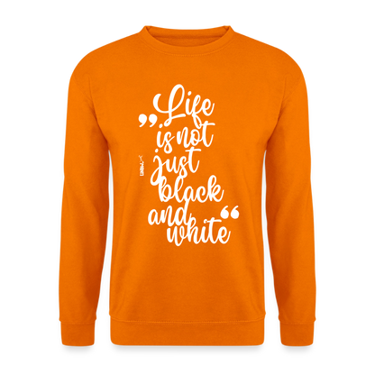 Life is not just black and white Classic Pullover White Edition - LiNBW.