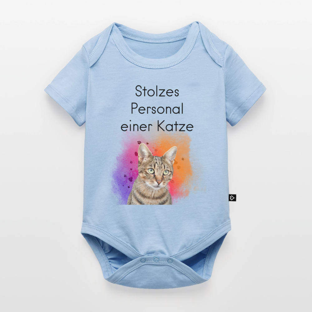 Pedro´s Kurzarm-Body Stolzes Personal einer Katze Black Edition - LiNBW.