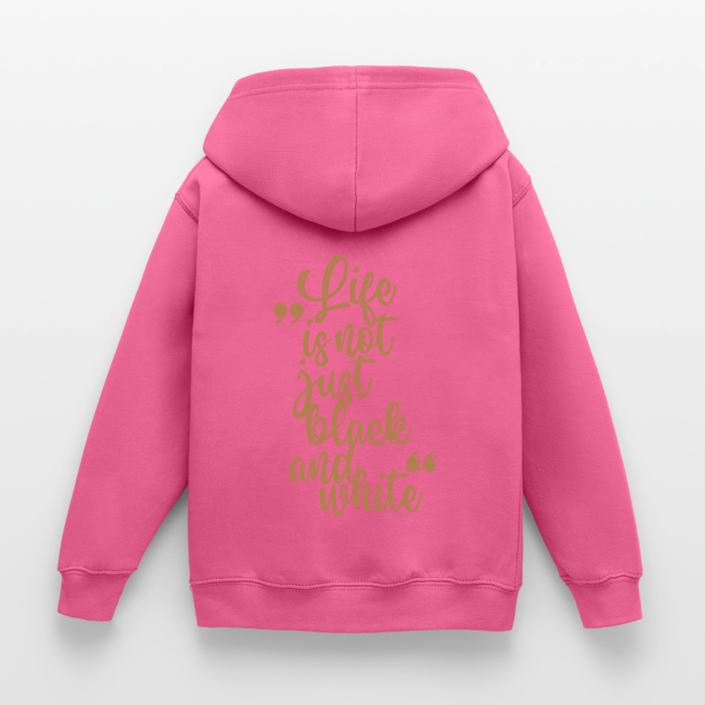 LiNBW. Crew Hoodie Life is not just black and white Edition Brown - LiNBW.
