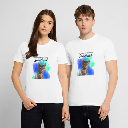 Nala's Unisex T-Shirt Premium Schnurren ist mein Soundtrack Black Edition - Weiß