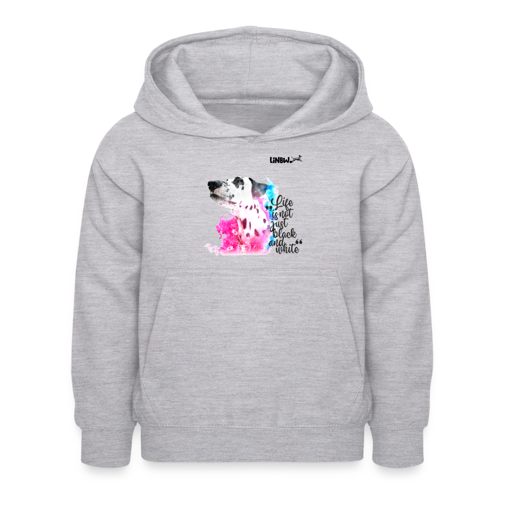 Boa's Hoodie Splash Life is not just black and white Edition Black - LiNBW.