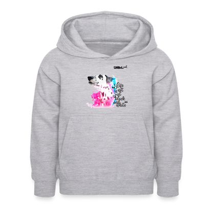 Boa's Hoodie Splash Life is not just black and white Edition Black - LiNBW.