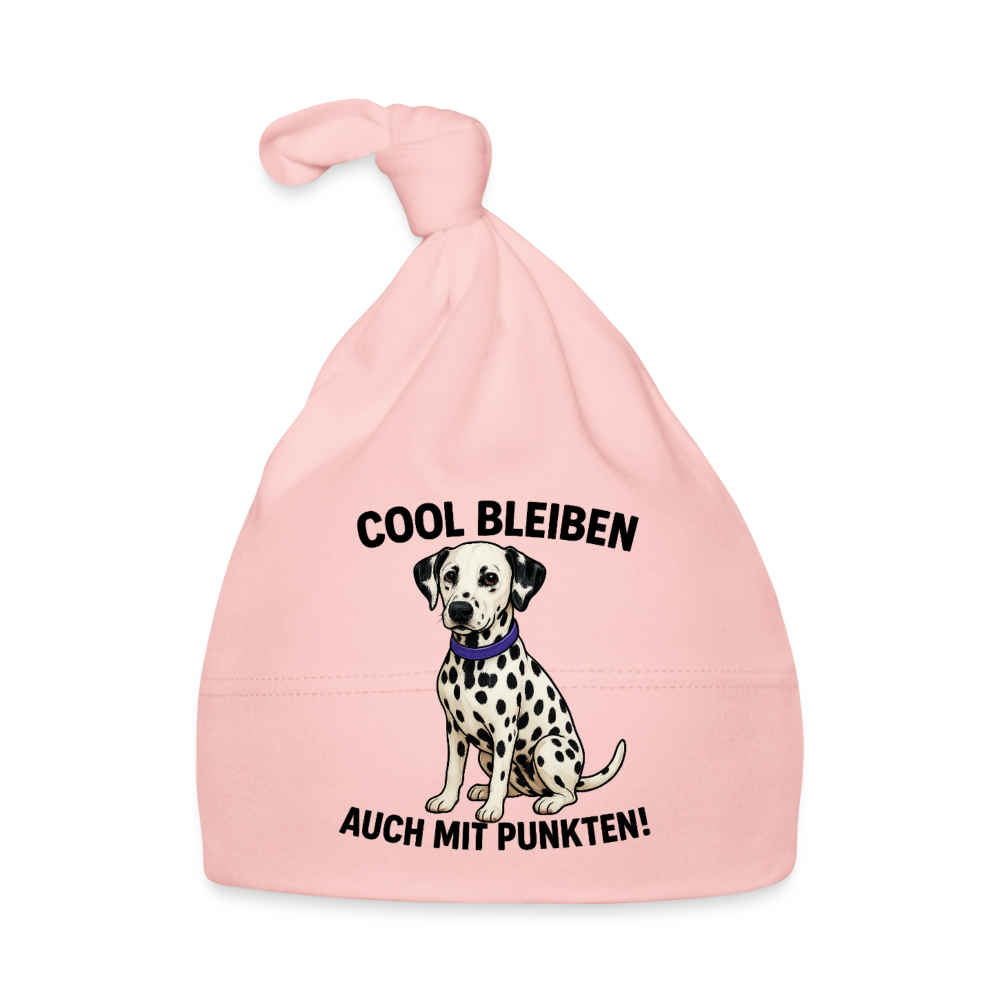 Davina´s Baby Mütze Cool bleiben auch mit Punkten - Rosa