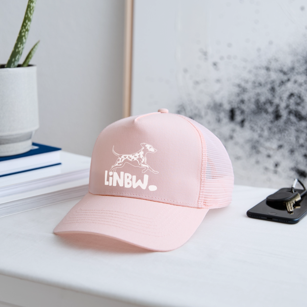 LiNBW. Trucker Cap White Edition - Hellrosa