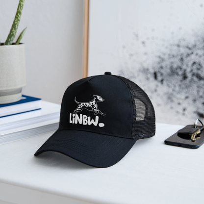 LiNBW. Trucker Cap White Edition - Schwarz/Schwarz