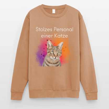 Pedro's Classic Pullover Stolzes Personal einer Katze White Edition - LiNBW.