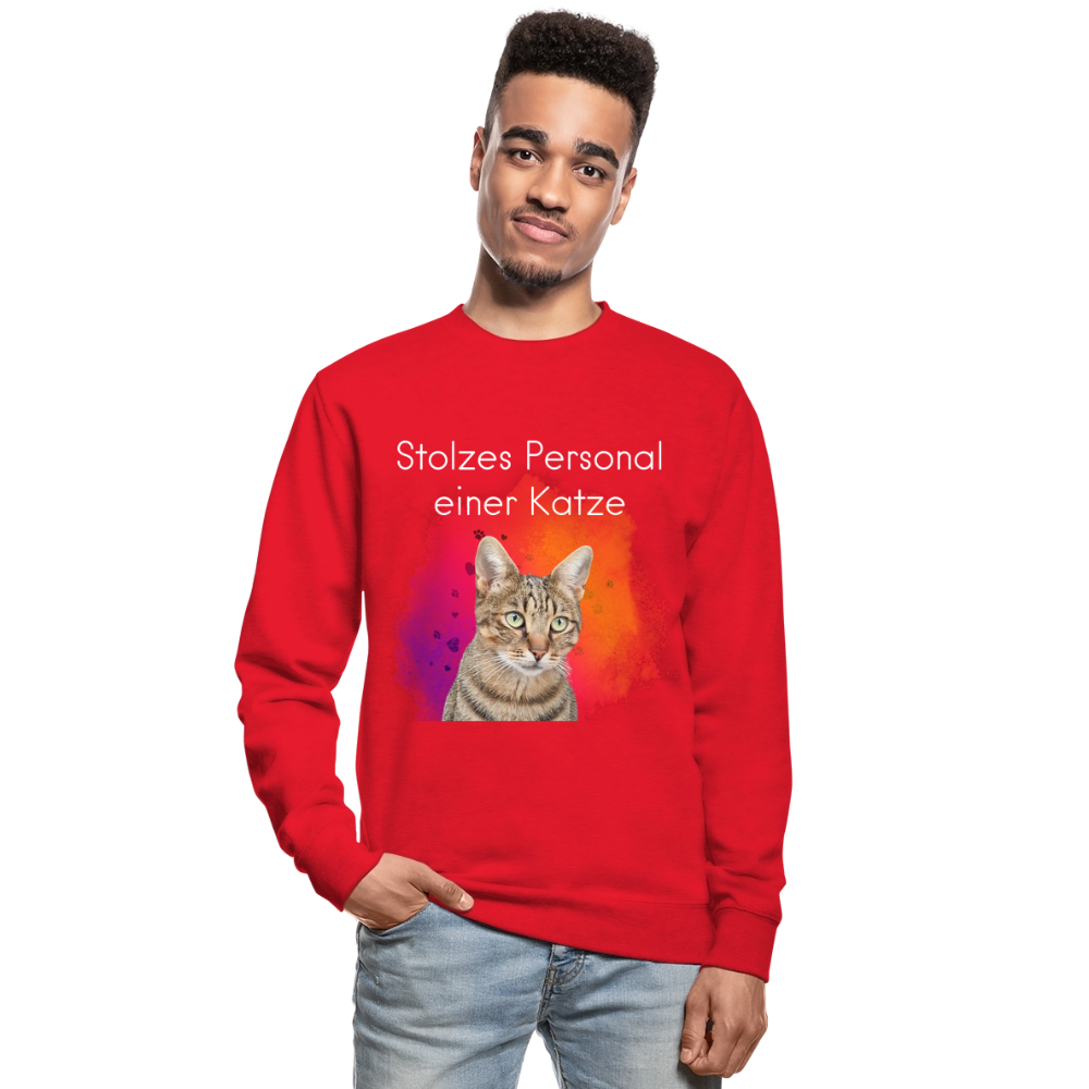 Pedro's Classic Pullover Stolzes Personal einer Katze White Edition - LiNBW.