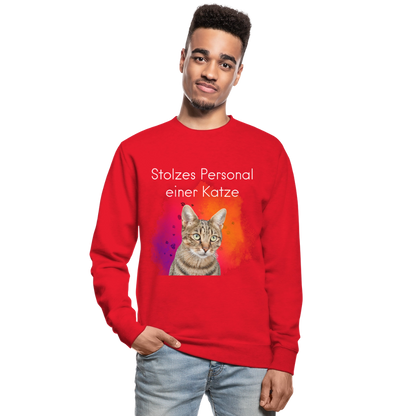 Pedro's Classic Pullover Stolzes Personal einer Katze White Edition - LiNBW.