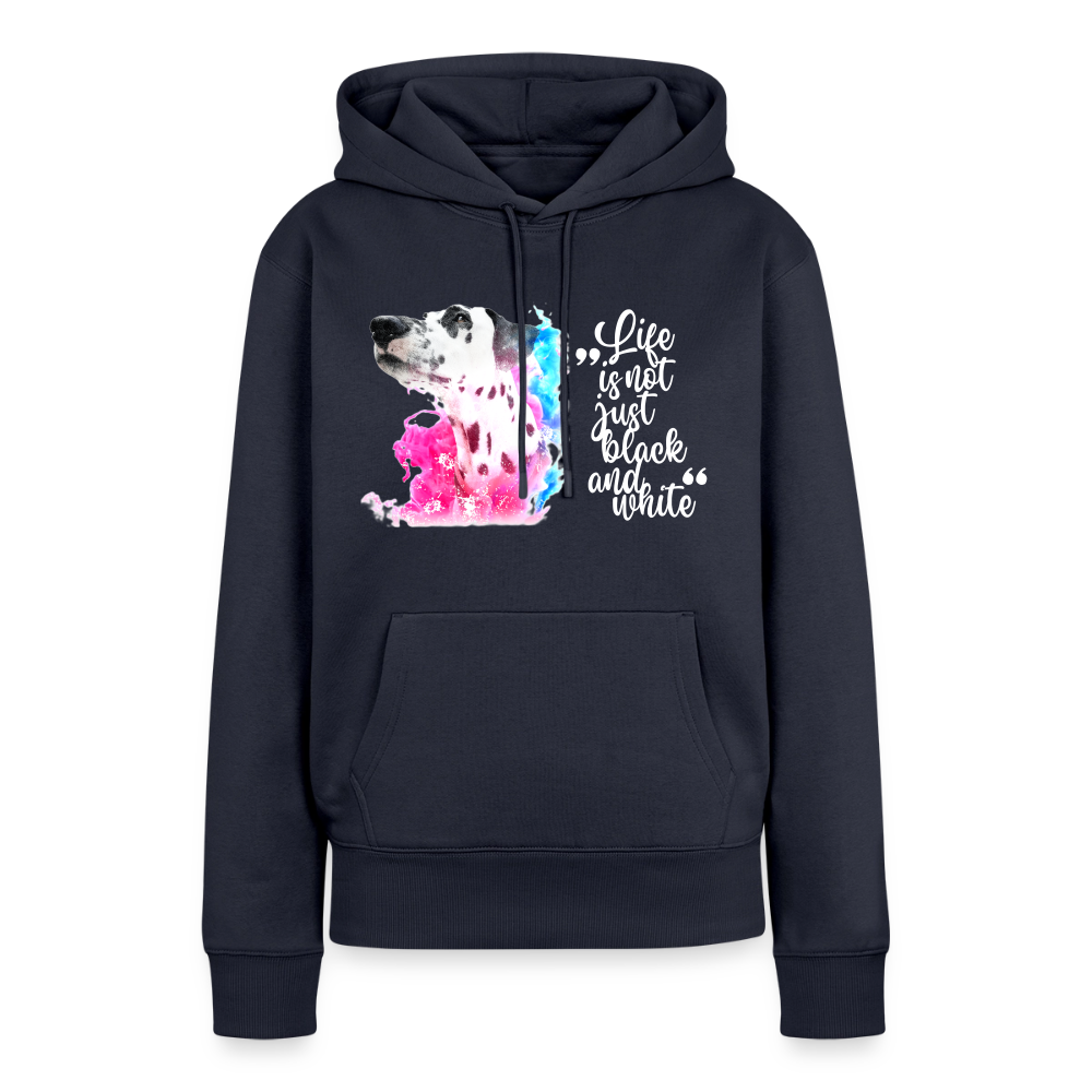 Boa's Hoodie Splash Life is not just black and white Edition White - LiNBW.