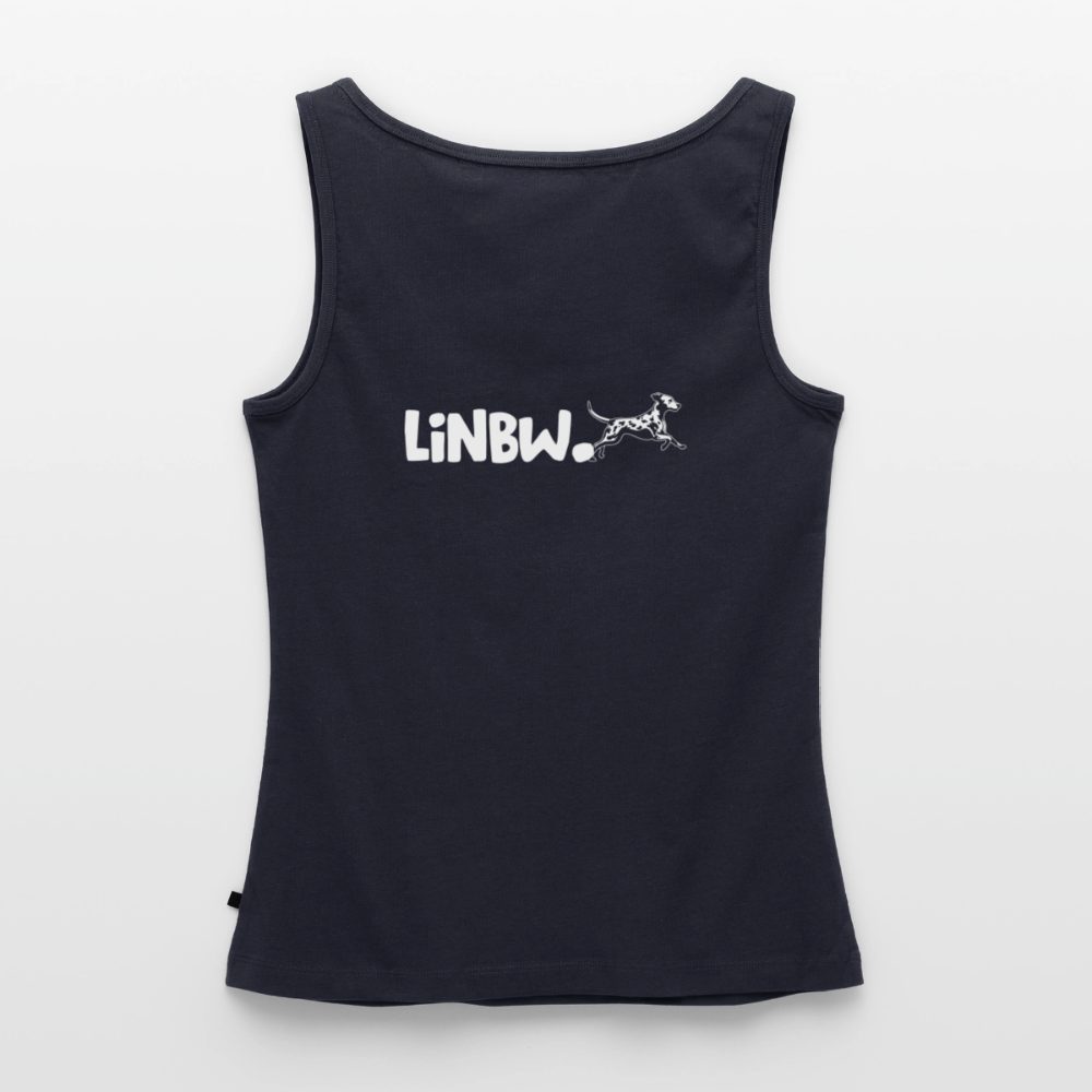 Life is not just black and white Tank Top Premium LiNBW. White Edition - Navy