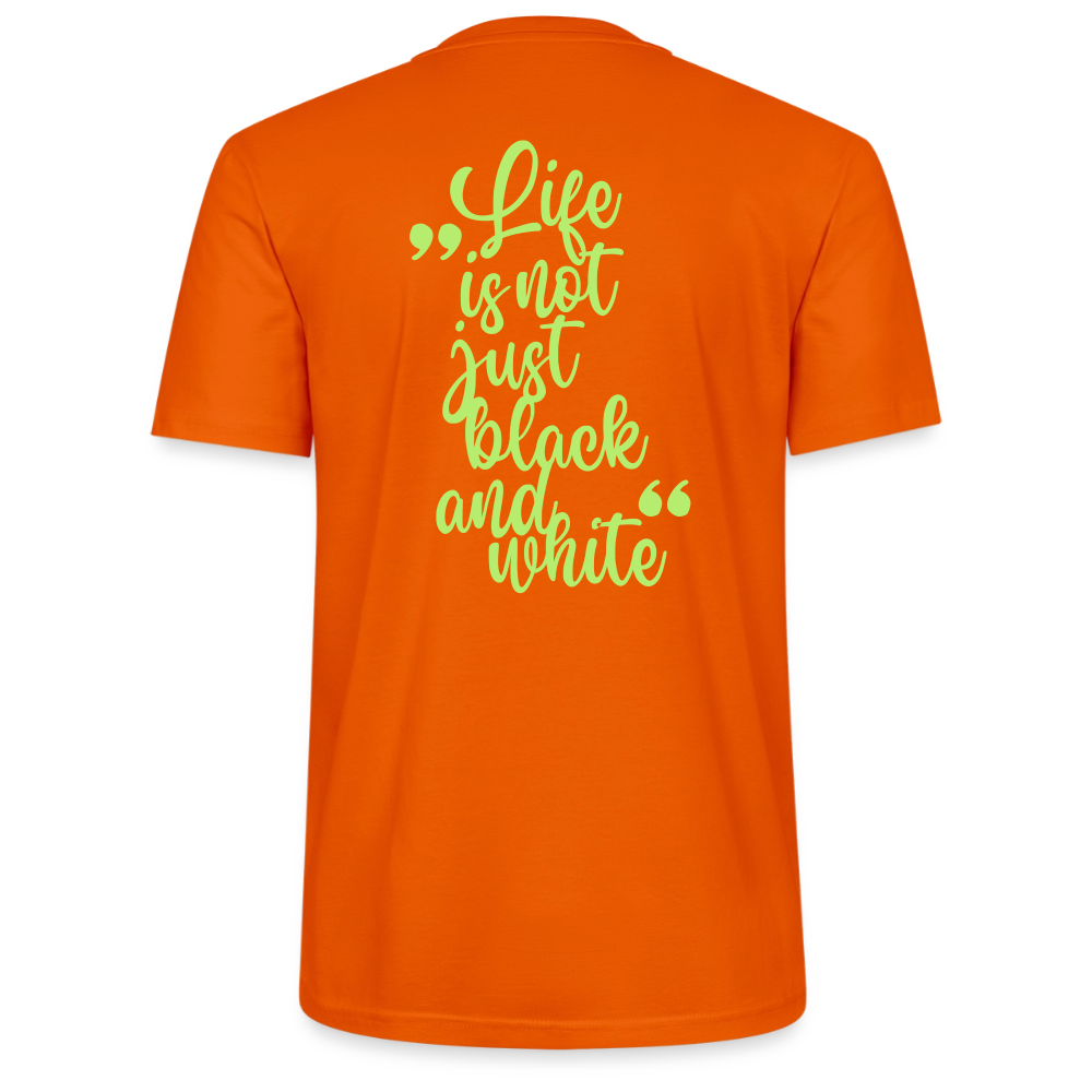 LiNBW. Unisex T-Shirt Premium Crew Green Edition Life is not just black and white - LiNBW.