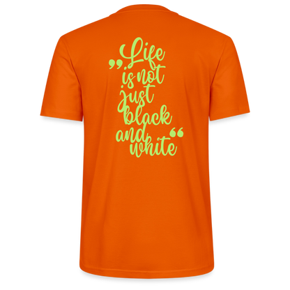 LiNBW. Unisex T-Shirt Premium Crew Green Edition Life is not just black and white - LiNBW.
