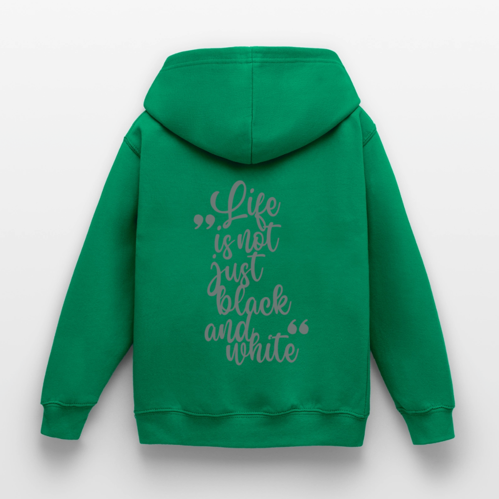 LiNBW. Crew Hoodie Life is not just black and white Edition Grey - LiNBW.