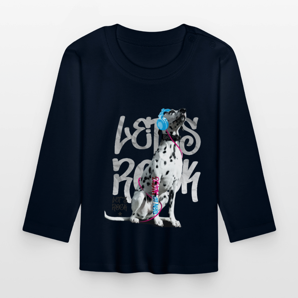 Boa´s Langarmshirt Let´s Rock - Navy