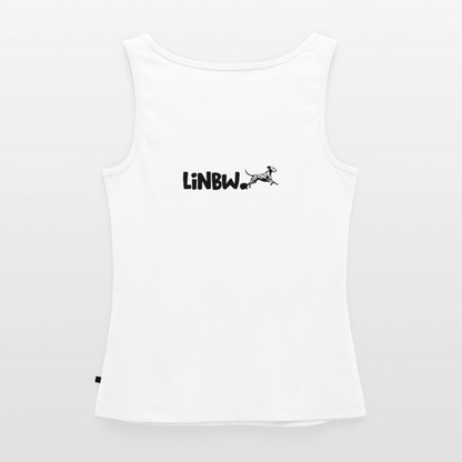 Boa´s Tank Top Premium Splash Life is not just black and white Edition Black - Weiß