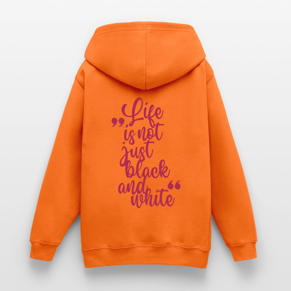 LiNBW. Crew Hoodie Life is not just black and white Edition Pink - LiNBW.