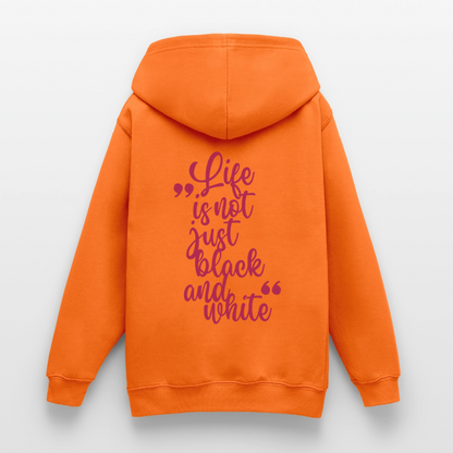 LiNBW. Crew Hoodie Life is not just black and white Edition Pink - LiNBW.