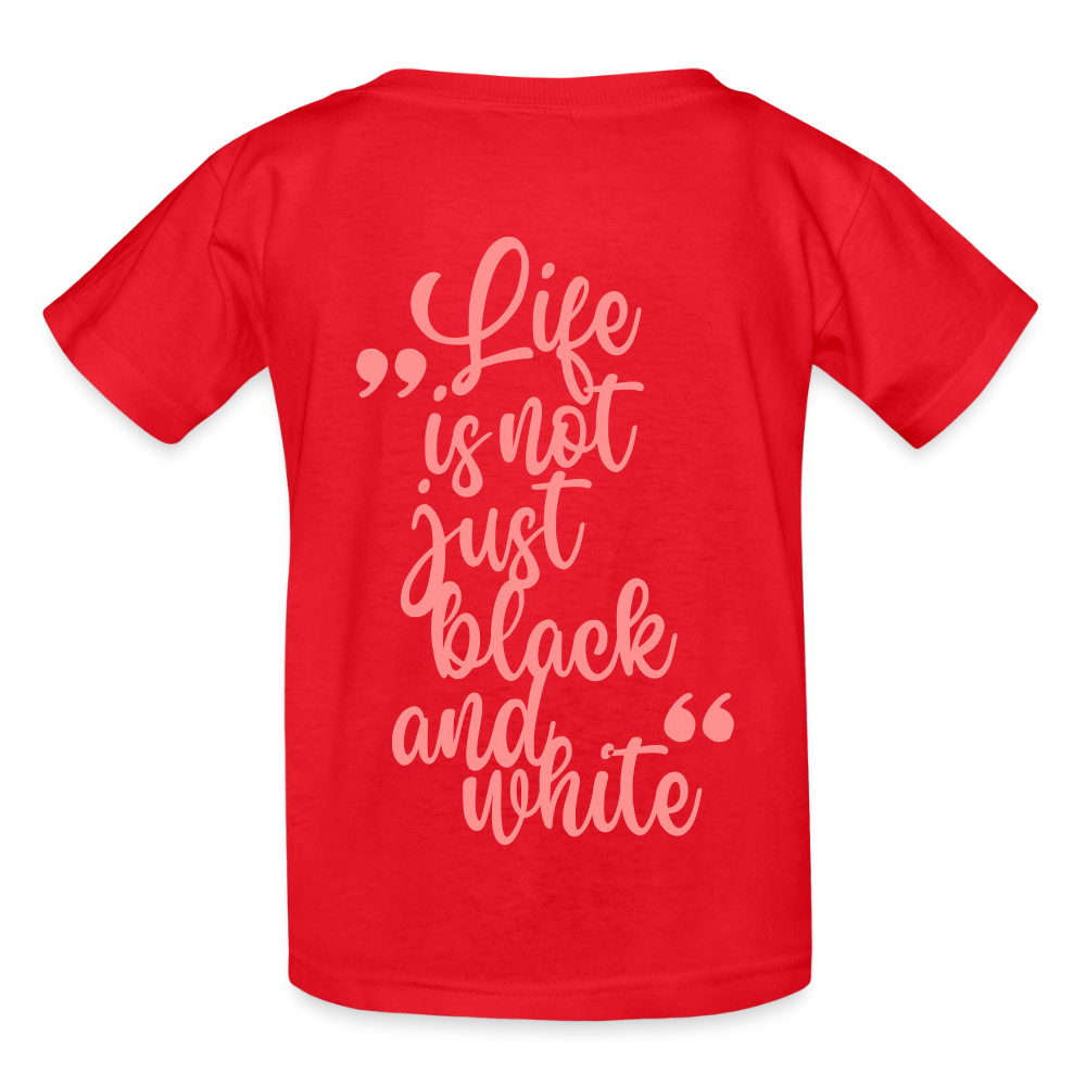 LiNBW. Crew T-Shirt Pink Edition Life is not just black and white - LiNBW.