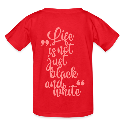 LiNBW. Crew T-Shirt Pink Edition Life is not just black and white - LiNBW.