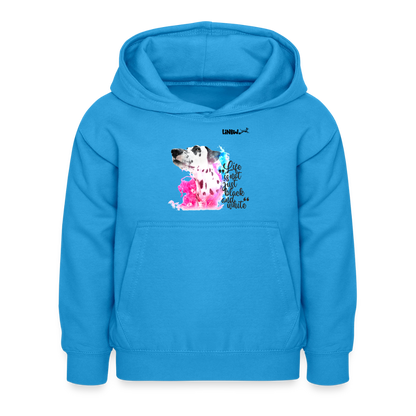 Boa's Hoodie Splash Life is not just black and white Edition Black - LiNBW.