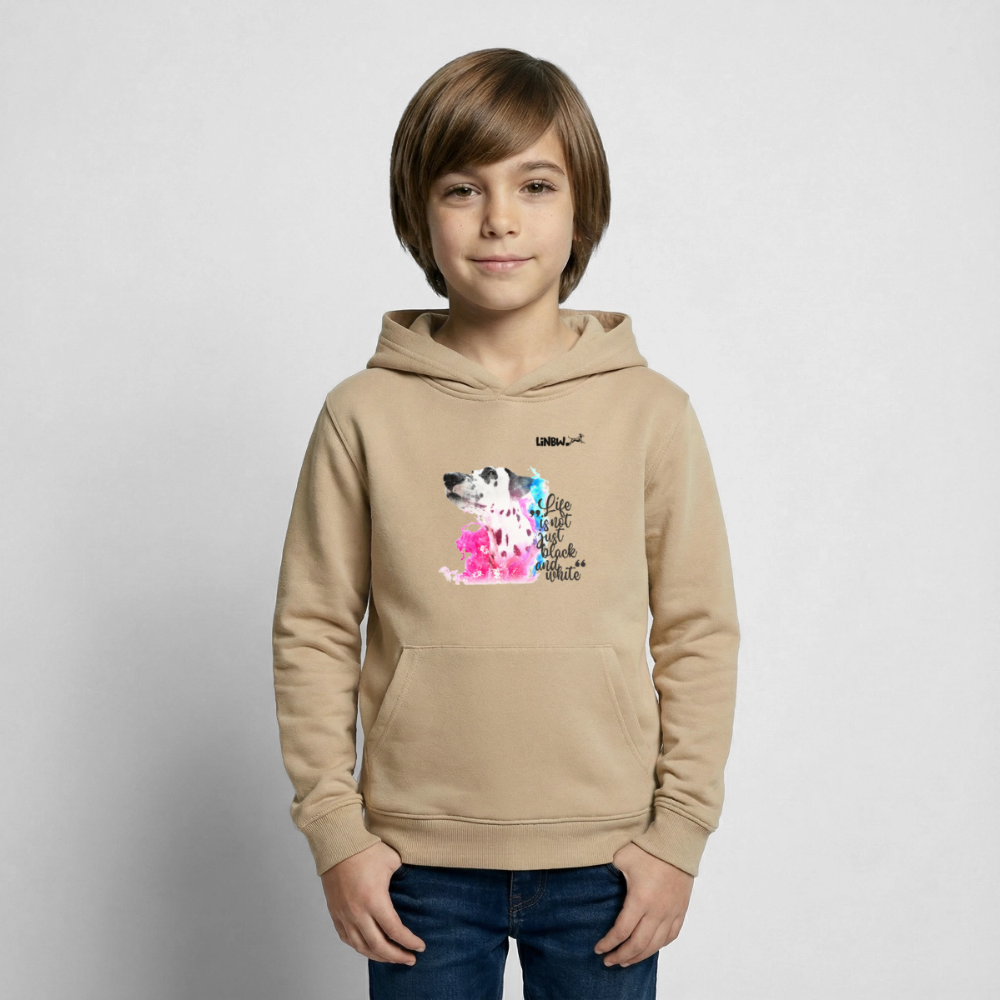 Boa's Hoodie Splash Life is not just black and white Edition Black - LiNBW.