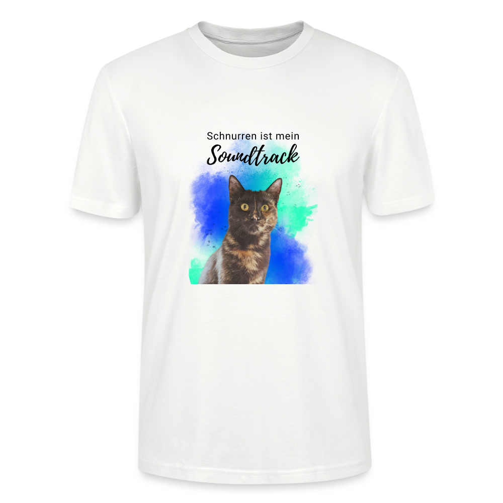 Nala's Unisex T-Shirt Premium Schnurren ist mein Soundtrack Black Edition - Weiß
