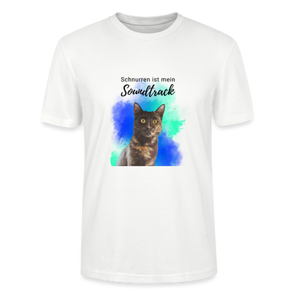 Nala's Unisex T-Shirt Premium Schnurren ist mein Soundtrack Black Edition - Weiß
