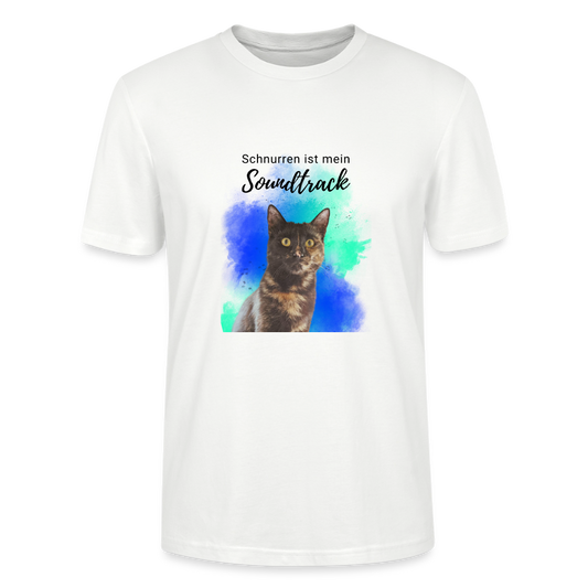 Nala's Unisex T-Shirt Premium Schnurren ist mein Soundtrack Black Edition - Weiß