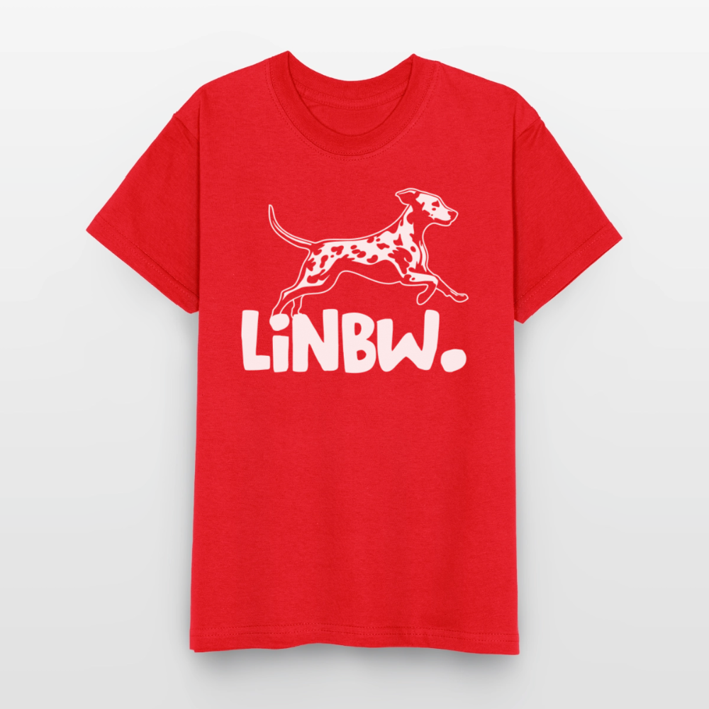 LiNBW. T-Shirt White Edition - Rot
