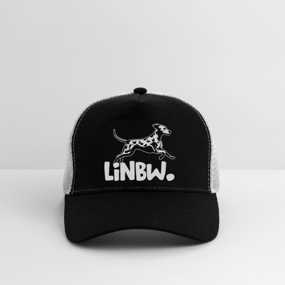 LiNBW. Trucker Cap White Edition - Schwarz/Steingrau