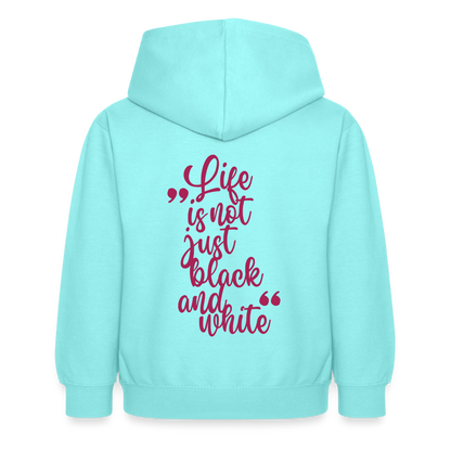 LiNBW. Crew Hoodie Life is not just black and white Edition Pink - LiNBW.