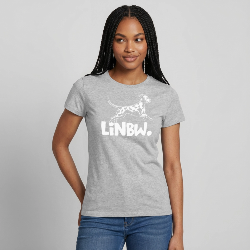 LiNBW. T-Shirt White Edition - Grau meliert