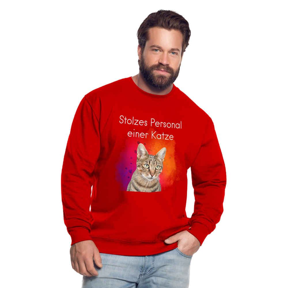 Pedro's Classic Pullover Stolzes Personal einer Katze White Edition - LiNBW.