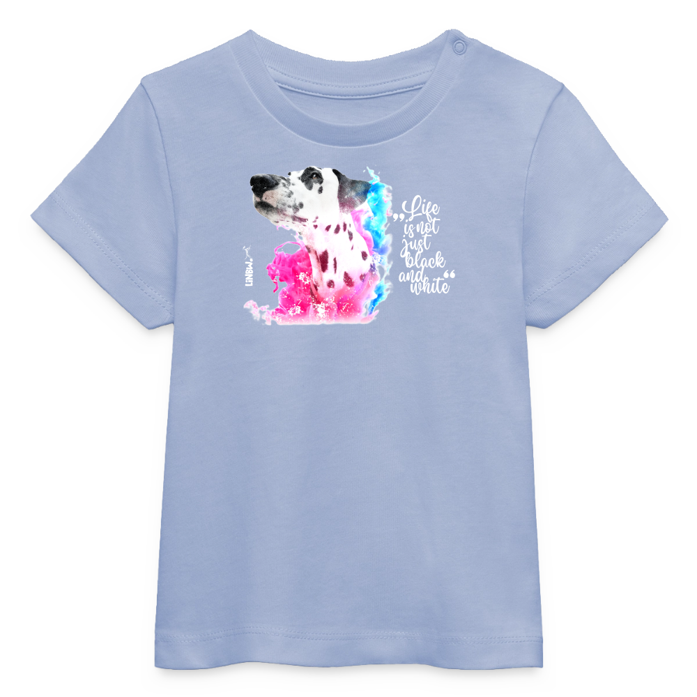 Boa's T-Shirt Splash Life is not just black and white Edition White - Sky