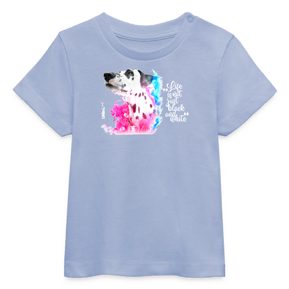Boa's T-Shirt Splash Life is not just black and white Edition White - Sky