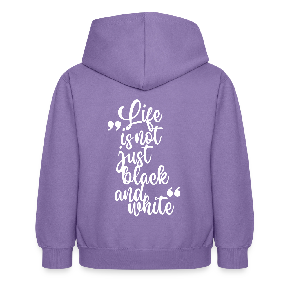 LiNBW. Crew Hoodie Life is not just black and white Edition White - LiNBW.