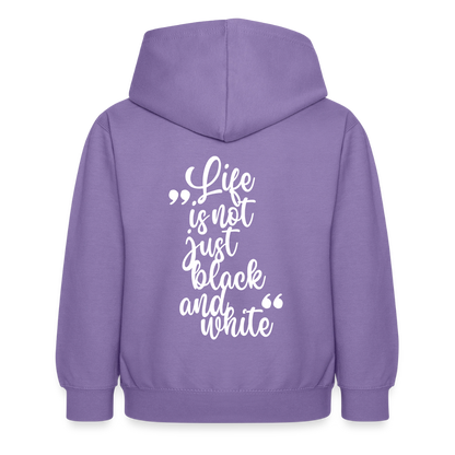 LiNBW. Crew Hoodie Life is not just black and white Edition White - LiNBW.
