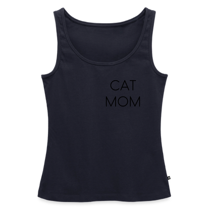 Pedro´s Tank Top Premium Stolzes Personal einer Katze CAT MOM Black Edition - Navy