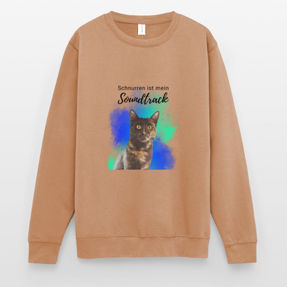 Nala's Classic Pullover Schnurren ist mein Soundtrack Black Edition - Mocca