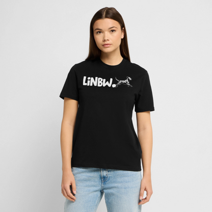 LiNBW. Unisex T-Shirt Premium Crew White Edition Life is not just black and white - Schwarz