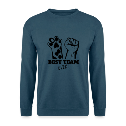 Best Team Ever Classic Pullover Black Edition - Indigoblau