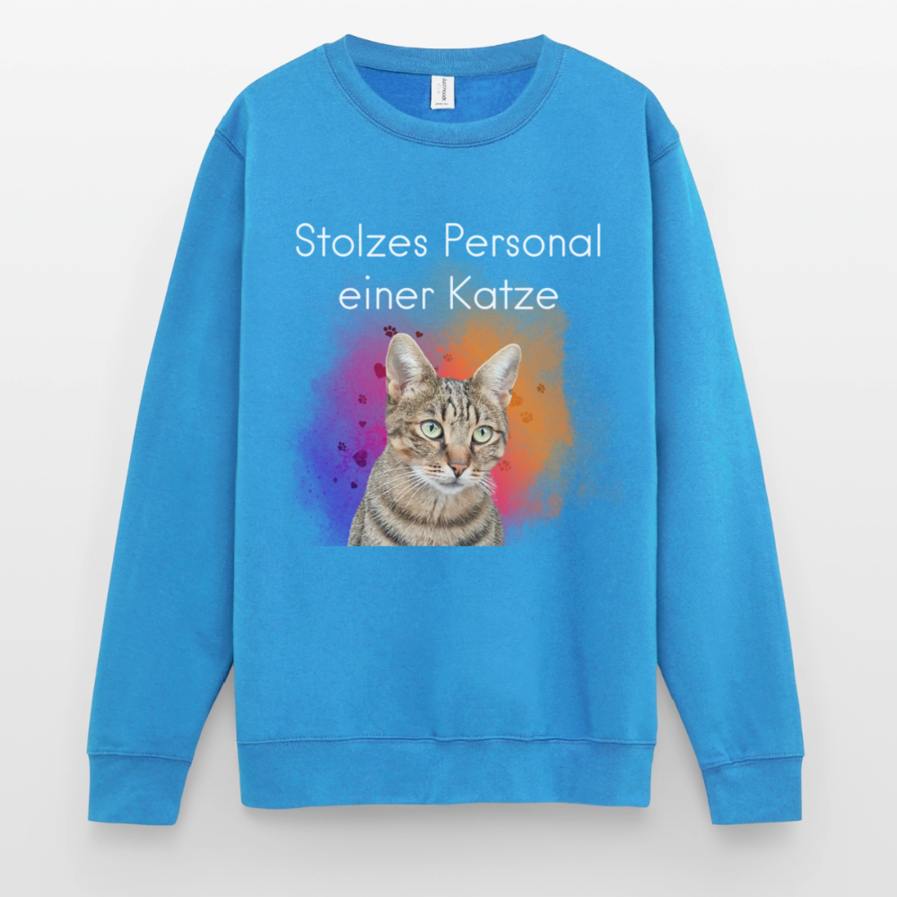 Pedro's Classic Pullover Stolzes Personal einer Katze White Edition - LiNBW.