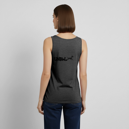 Life is not just black and white Tank Top Premium LiNBW. Black Edition - Anthrazit meliert