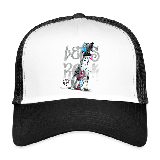 Boa´s Trucker Cap Let´s Rock - Weiß/Schwarz
