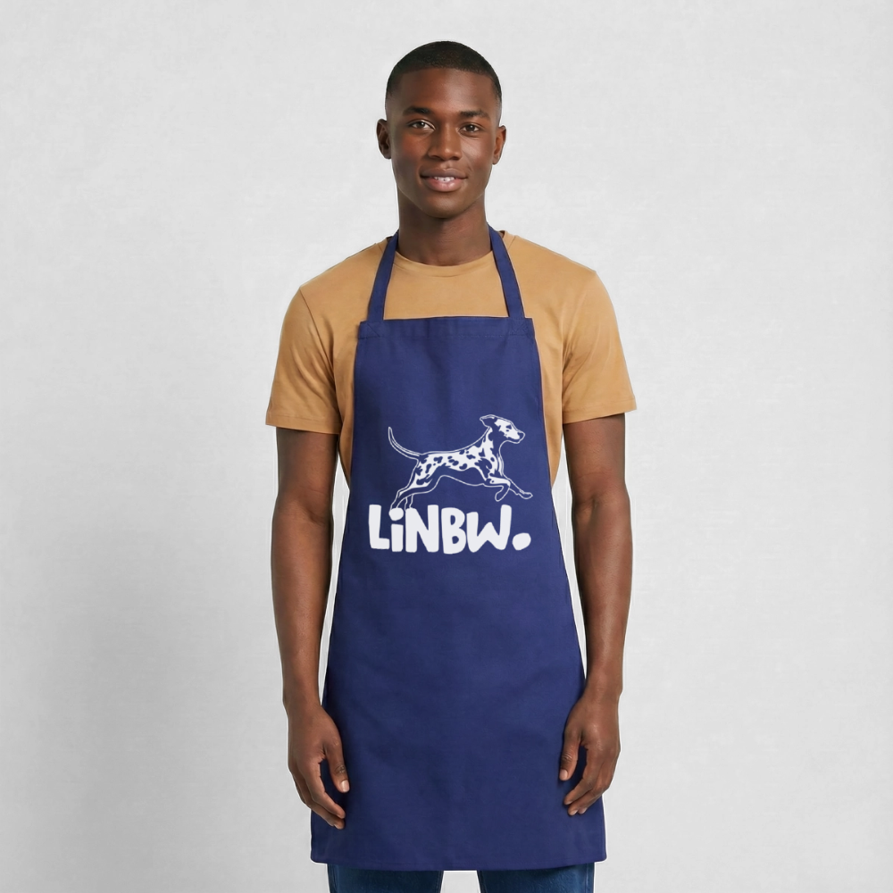 LiNBW. Kochschürze White Edition - Royalblau