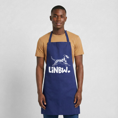 LiNBW. Kochschürze White Edition - Royalblau