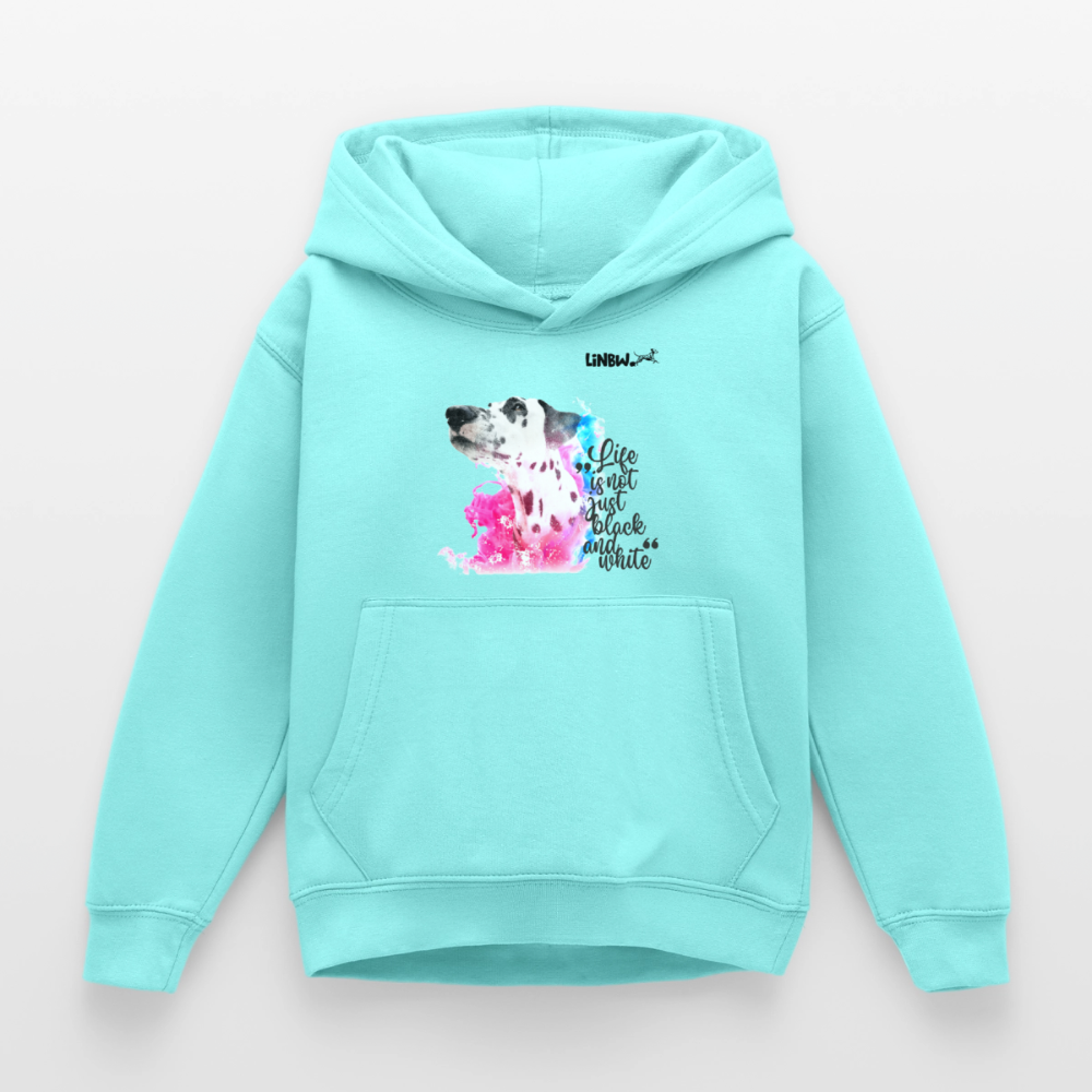 Boa's Hoodie Splash Life is not just black and white Edition Black - LiNBW.