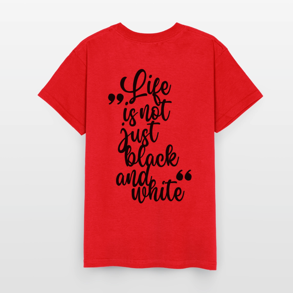 LiNBW. Crew T-Shirt Black Edition Life is not just black and white - LiNBW.